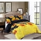 thumbnail image 1 of Cobertor de Invierno de Plush y Chiporro 1,5 Plaza Diseño Negro Girasoles, 1 of 1