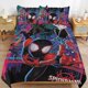 thumbnail image 2 of Spider-Man - Into The Spider Verse 3 Piece Sets Full/Queen Size - Reversible Microfiber Quilts with 2 Shams Soft Lightweight Bedspread Coverlet Comforter for All Season Bed Sheets, 2 of 5