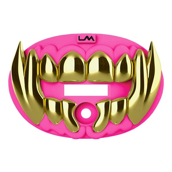 Protector bucal Loud Mouth 3D Chrome Beast rosa fluorescente