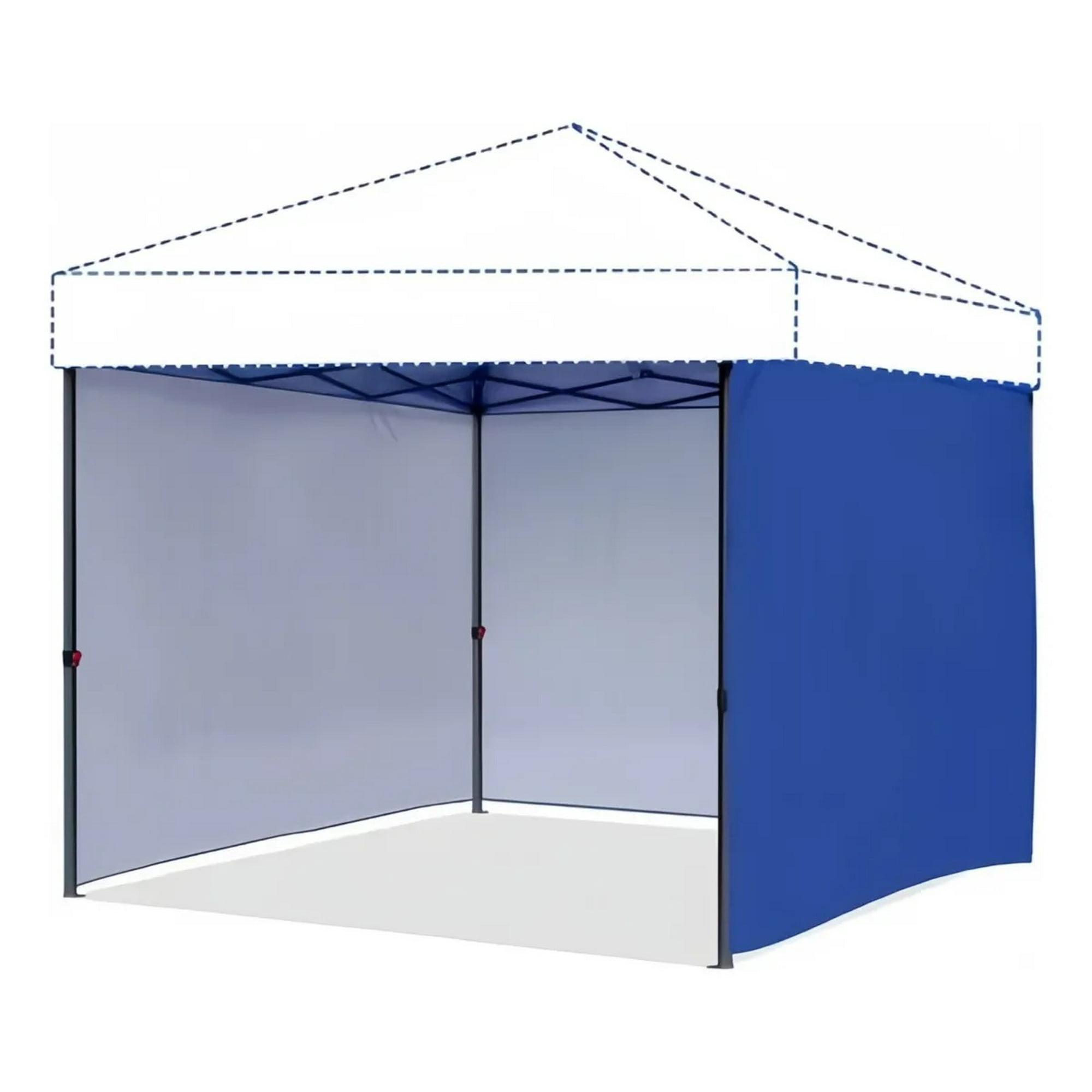 Genérico - Funda Pared Azul 3x3 Laterales