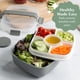 thumbnail image 2 of Fiambrera Goodful, apilable, estilo bento, 1,65 L, color gris, 2 of 7