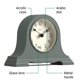 thumbnail image 5 of Reloj JONES CLOCKS 15,5 × 22 × 6 cm Sombrero de Napoleón Verde, 5 of 6