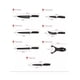 thumbnail image 2 of Set Cuchillos De Cocina Acero Inoxidable Antibacterial 7pcs, 2 of 2