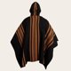 thumbnail image 3 of Poncho Clásico de Lana Premium OLKI - Negro Listado, 3 of 4