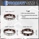 thumbnail image 2 of Uxcell 3Pcs Conjunto de Pulseras de Cuero con Picos Rock Punk, 8.7"/22cm Muñequera con Tachuelas Góticas Ajustables para Fiestas de Halloween, Accesorios Grunge, Café, 2 of 6