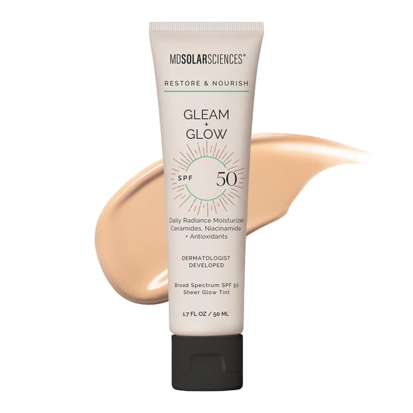 Protector solar MDSolarSciences Gleam and Glow SPF 50, 50 ml