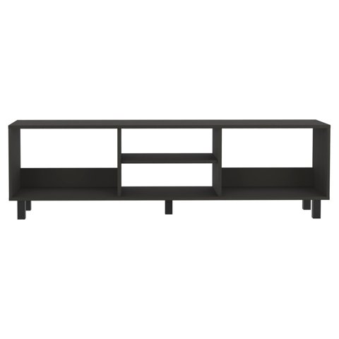Fmfurniture - Rack Tv 70"" Con 5 Repisas Fm-042N Negro