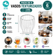 thumbnail image 2 of Pack 6 Vasos Premium Textura Doble Vidrio 150ml | Café y Bebidas Frías, 2 of 2