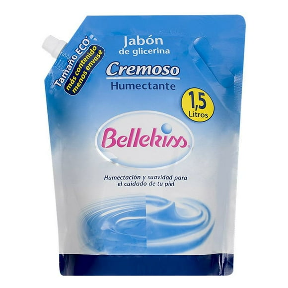 Jabón Bellekiss Glicerina Cremoso Doypack, 1500 ml