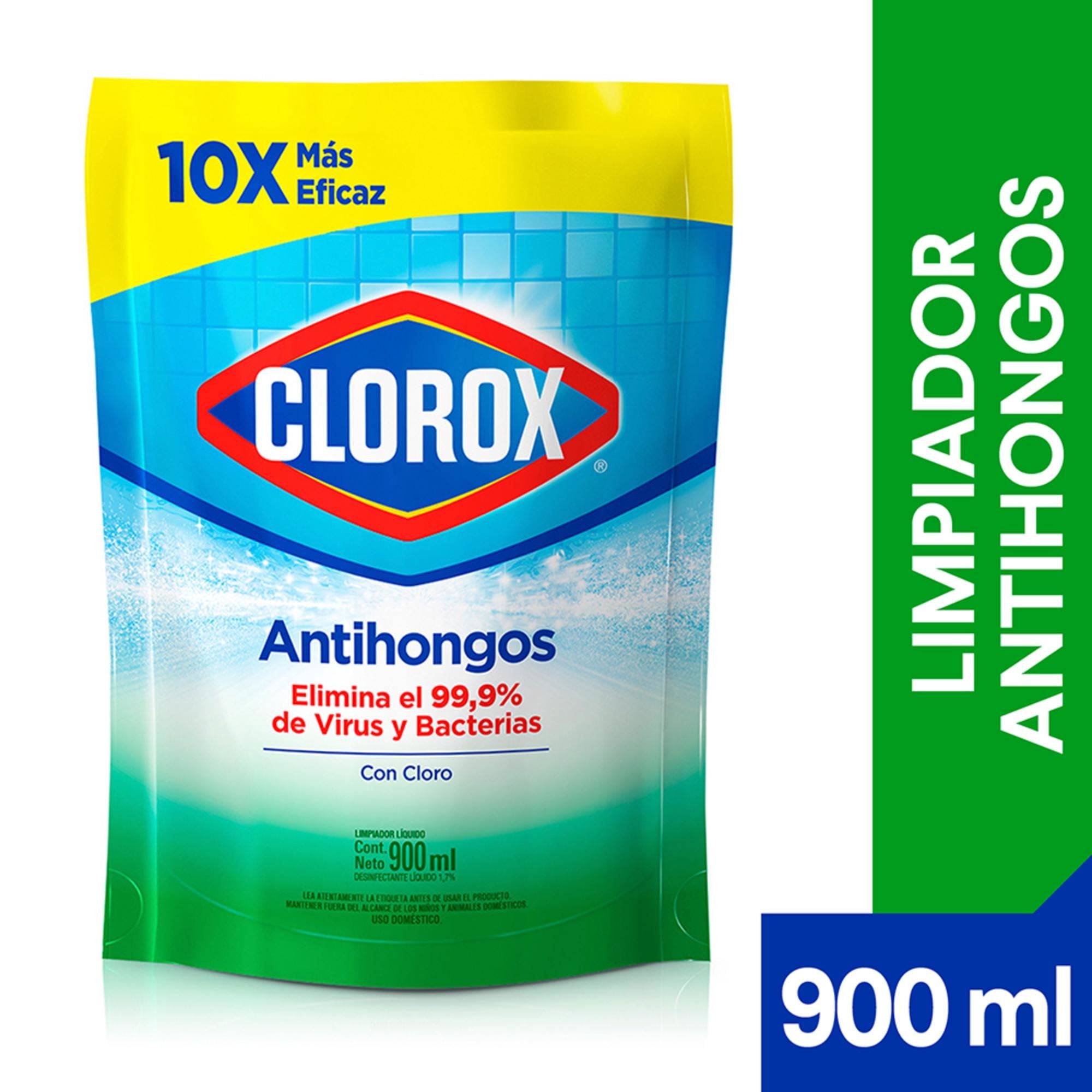 Limpiador Baño Líquido Antihongos Doypack 900 ml Clorox