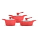 thumbnail image 1 of Juego Olla Bateria Cocina 6 Piezas Aluminio Fundido Cherry, 1 of 2
