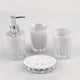 thumbnail image 4 of 4pcs/set Bathroom Accessory Set, With Lotion Bottles, Toothbrush Holder, Toothbrush Cup, Soap Dish, Storage Box, Modern Bath Room Sets Gift Box, 4 of 4