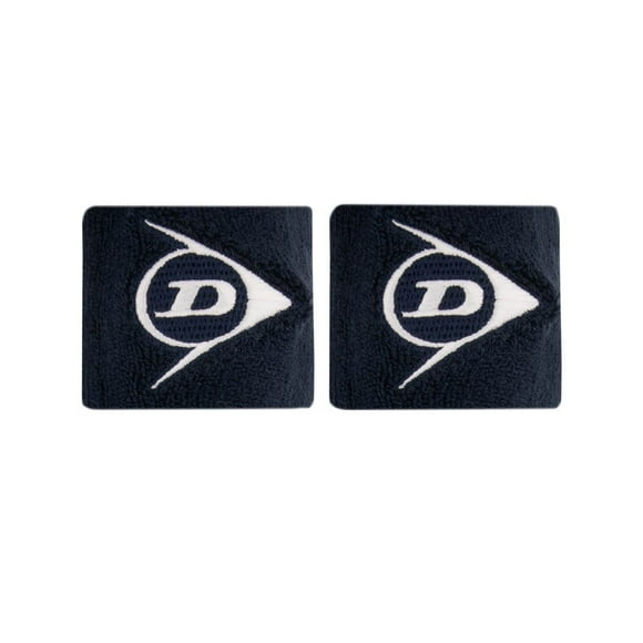 Muñequera Dunlop Corta Azul Marino X2 Tenis Padel