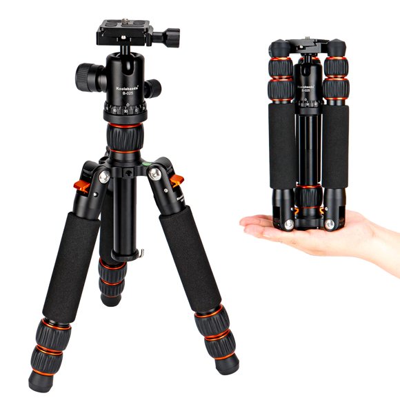 Trípode Koolehaoda TMP-223 portátil mini con cabeza esférica, 10 kg