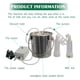 thumbnail image 4 of Máquina ordeñadora eléctrica pulsante para cabras MAPOTAD de 3 L, 4 of 7