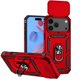 thumbnail image 5 of Funda Resistente Anillo Soporte iPhone 17 Pro Max Privacidad Cámara Montaje Magnético Rojo, 5 of 6