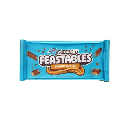Barritas Mr. Beast Mantequilla Maní Feastables 60 G