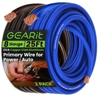Wire Gearit Calibre 8 (7 M Cada Uno) De Aluminio Revestido De Cobre Cca