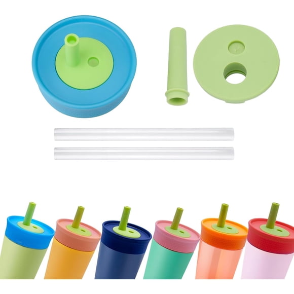Pajilla de Silicona Psycheer para Botellas Owala Kids 12/15 oz – Pack de 2