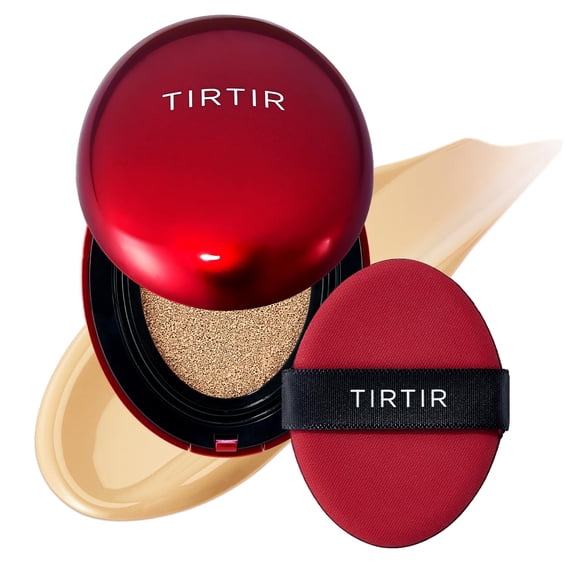Mascarilla Tirtir de Cushion Foundation, color rojo, cobertura total, 4 ml, #22W