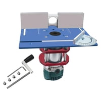 Ioensy - Placa De Inserción De Mesa Enrutador Máquina De Grabado Profesional Bancos De Carpintería Azul