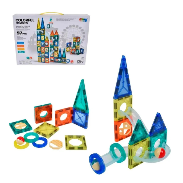 Bloques Magneticos Acrilico Full Color 97pcs 97 Bloques Magnéticos