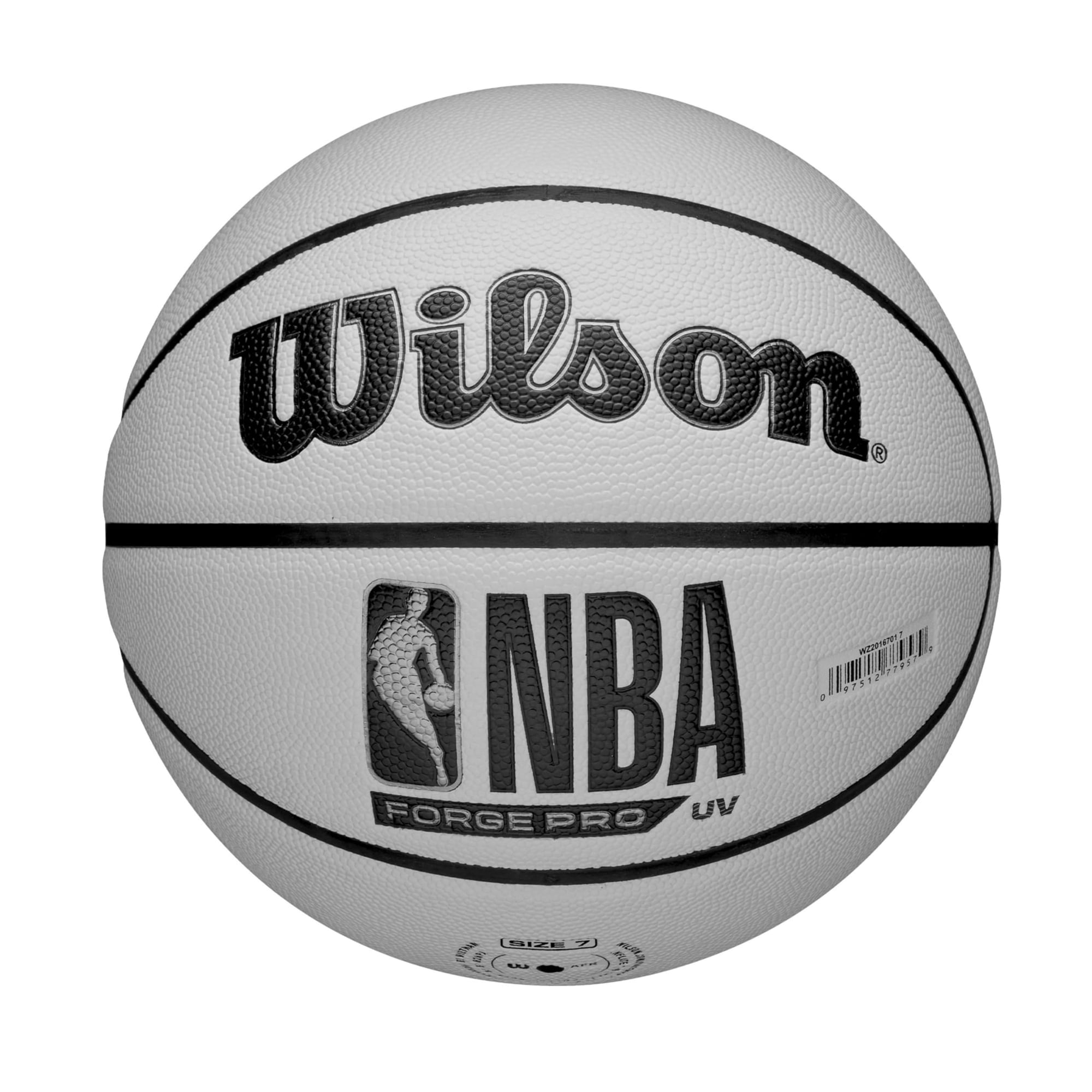Balón De Baloncesto Wilson Nba Forge Pro Uv Para Interiores Y Exteriores, Talla 7