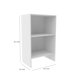 thumbnail image 3 of Librero 1 Repisa 50x30x80 Cm Blanco, 3 of 4