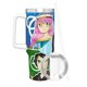 thumbnail image 3 of Funneh Krew Vaso aislado de acero inoxidable con asa, diseño temático, regalo para familia, amigos y fans; incluye pajita y encaja en el portavasos estándar, 40 oz, 3 of 6