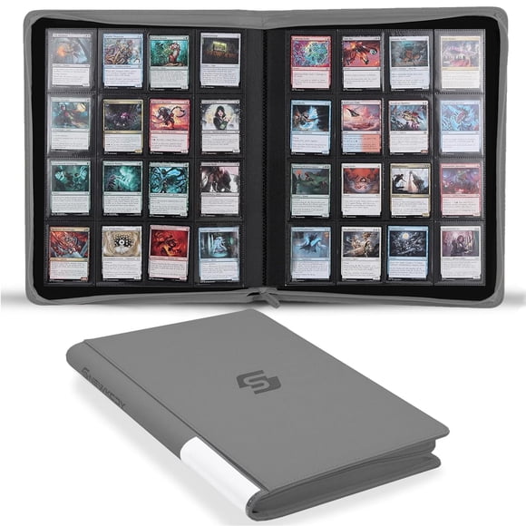 Carpeta para cartas coleccionables Snewkcdy de 1024 bolsillos con cuero PU