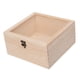thumbnail image 1 of Caja De Madera Joyero Vitrina Caja De Almacenamiento Con Tapa De Vidrio 23cmx23cmx12cm, 1 of 5