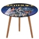 thumbnail image 1 of Beetlejuice-theme Fitted Round Tablecloths Elastic Edged Table Covers Waterproof Table Cloth for Kitchen Holiday Party Tables Decor 120cm, 1 of 6