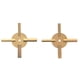 thumbnail image 1 of Llave universal para reloj SE de latón, 4 puntas, para dar cuerda a relojes (2 piezas), 1 of 8