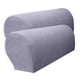 thumbnail image 5 of Juego de 2 fundas para reposabrazos de sofá de franela impermeable gris, 5 of 5