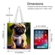 thumbnail image 5 of Cartera de Tela Desmarcar Pug 38x45cm, 5 of 6