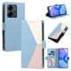 thumbnail image 1 of Funda Cartera para Xiaomi Redmi 13C con Cierre Magnético, Tricolor, Azul Claro, 1 of 6