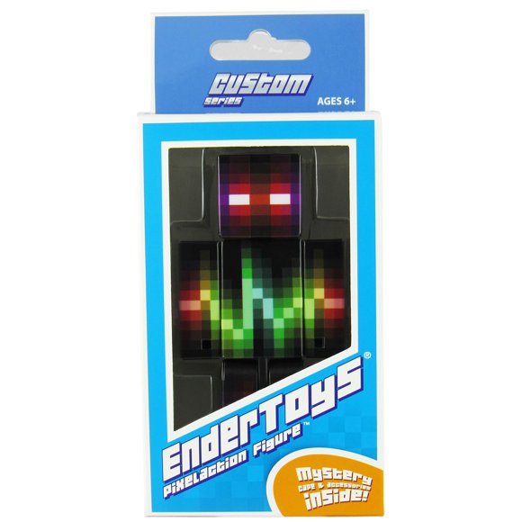 Figura de acción EnderToys DJ Amplitude de 10 cm con capa de vinilo
