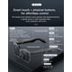 thumbnail image 5 of AI Smart Glasses with Camera & Open-Ear Bluetooth Audio, 1080P Video Recording, ChatGPT Voice Assistant, UV400 Sunglasses for Outdoor, Vlog, Travel, Hands-Free Calls, 5 of 5