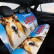 thumbnail image 4 of Amigos Animales-theme Car Rear Seat Covers Back Elastic Flexible Car Seat Covers Decorative Fits Most Cars 120x59x76cm, 4 of 6