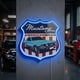 thumbnail image 1 of Letrero LED de placa American Art Decor Vintage Mustang American Breed, 1 of 6