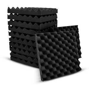 Sdmed - Kit 12 Paneles Espuma Acústica Huevo Alta Densidad 30X30X5Cm 25Mm