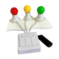 Bothyi - Accesorios Sensoriales De Tablas Ocupadas Con Interruptor Y Bombilla Para Niños Niños Tricolor Tricolor