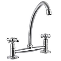 Stretto - Combinación Lavaplatos 8"" Mossini Cruz Cromo