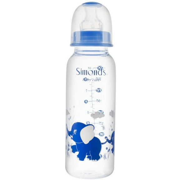 Mamadera Boca Standard Clásica 2 Transparente, 240 ml