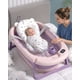 thumbnail image 1 of Bañera Plegable Lila Ergonómica para Bebé con Cojín de Seguridad y Termómetro Digital, 1 of 6
