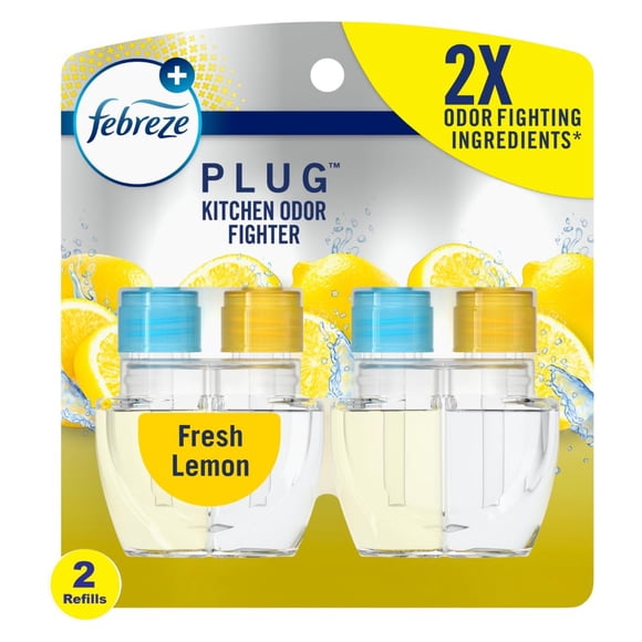 Ambientador Febreze Plug In Odor Fighter Kitchen 2 recambios