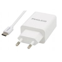 Philco - Cargador De Pared Usb Tipo C Carga Rapida Blanco