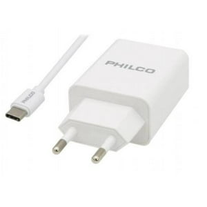 Philco - Cargador De Pared Usb Tipo C Carga Rapida Blanco