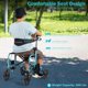 thumbnail image 3 of Andador Rollator 2 en 1 Goplus para Personas Mayores con Asiento y Silla de Ruedas, 3 of 9