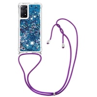 Funda Foxdock Para Xiaomi Redmi Note 11 Pro 4G/5G Con Cuerda Ajustable, Brillo Líquido, Protección Antigolpes Y Lente – Ideal Para Regalo